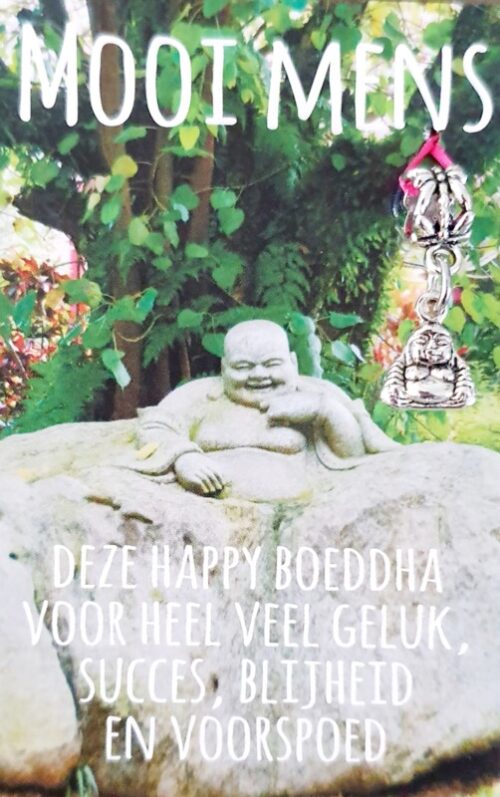 Mooi Mens kaartje - Happy Boeddha