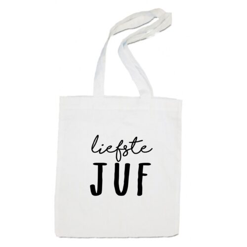 Katoenen tas Liefste Juf Sproetiz